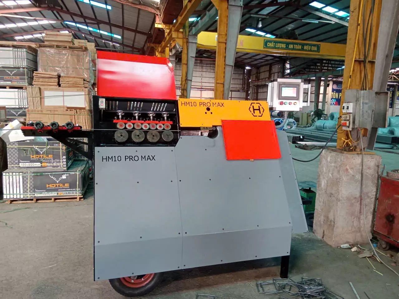 Máy Bẻ Đai Sắt HM10 Pro Max