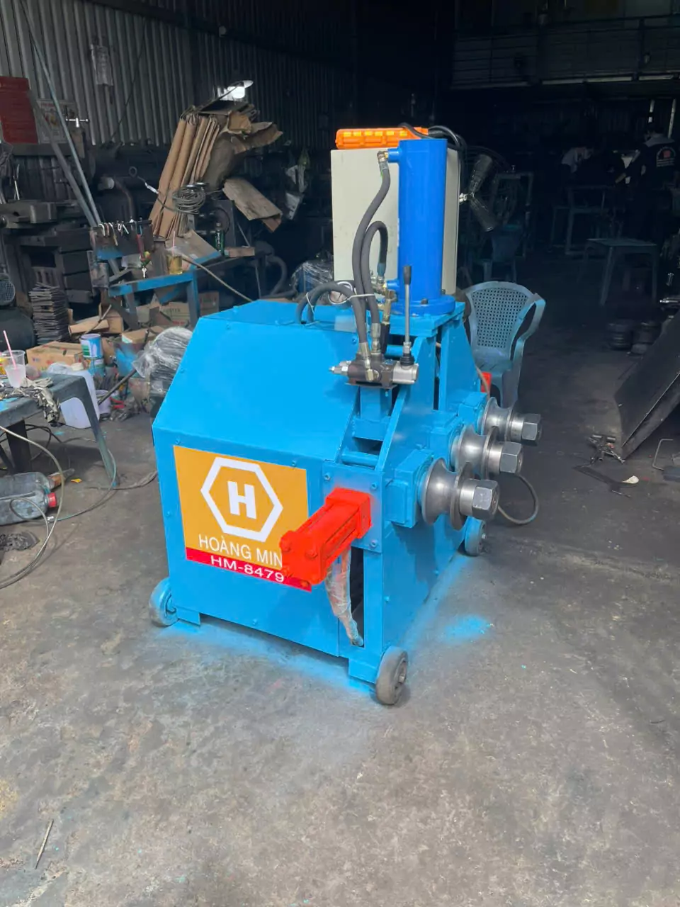 Máy Uốn Ống 3 Trục Hoàng Minh 