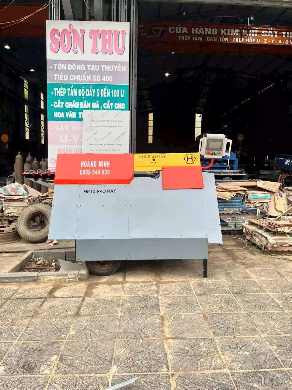 M&aacute;y bẻ đai sắt HM10 Pro Max c&ocirc;ng nghệ mới, hiệu suất vượt trội