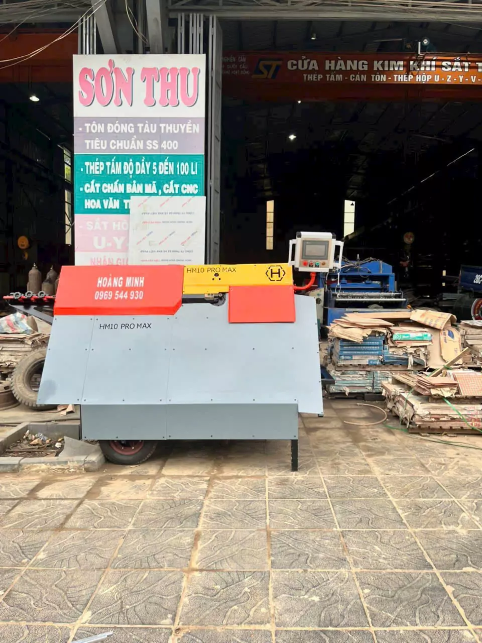 M&aacute;y bẻ đai sắt HM10 Pro Max c&ocirc;ng nghệ mới, hiệu suất vượt trội