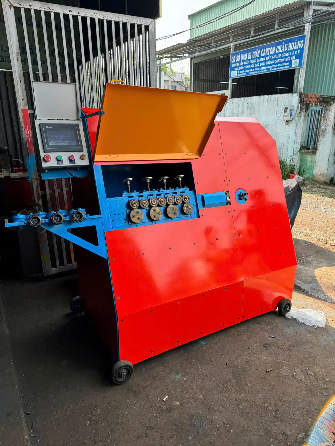 Máy đan lưới B40 Hoàng Minh thế hệ mới chính xác, bền bỉ