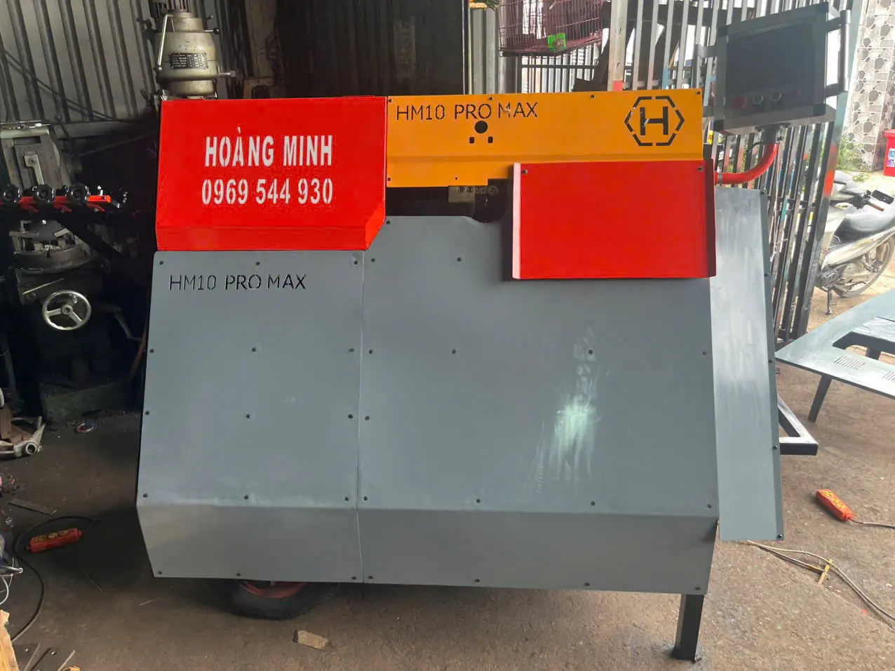 M&aacute;y bẻ đai sắt Ho&agrave;ng Minh &ndash; M&aacute;y bẻ đai tự động chất lượng cao