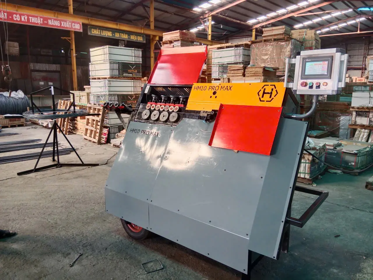 M&aacute;y Bẻ Đai Sắt HM10 Pro Ch&iacute;nh H&atilde;ng &ndash; Giải Ph&aacute;p Hiệu Quả Chuẩn Kỹ Thuật
